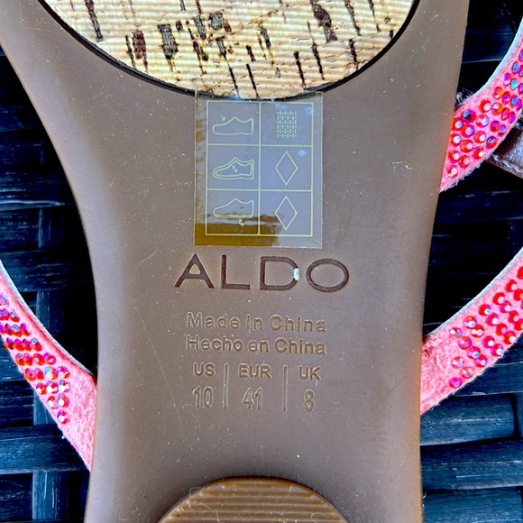 ALDO Rhinestone Sandal. NWOT. - Picture 4 of 4